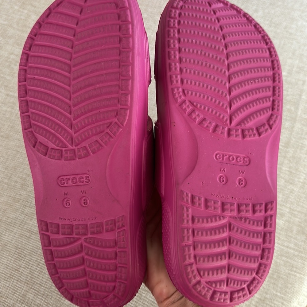 Crocs Sandals in Fuchsia Fun - Picture 2 of 4